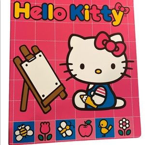 Hello Kitty Sanrio 2013 3-Ring Binder/Notebook, Preowned.
